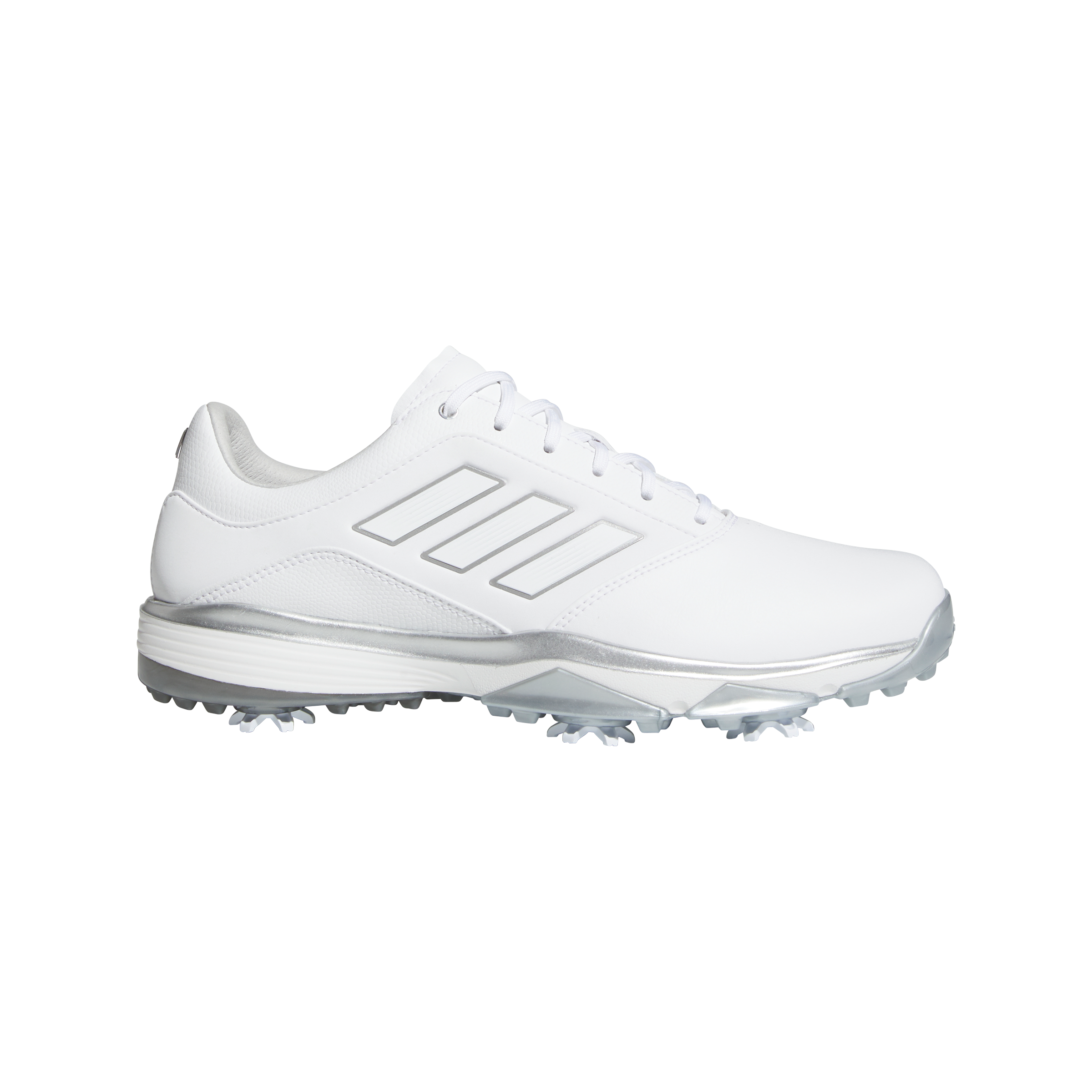 Men's SwingDrive Spiked Golf Shoe - White | ADIDAS | Golf Shoes